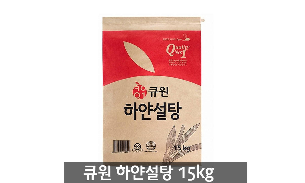 큐원 하얀설탕 15kg-1개 / 무료배송